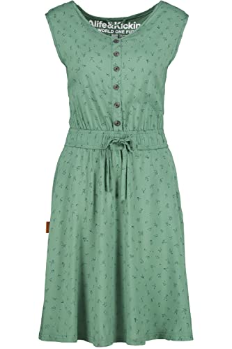 alife & kickin Damen ScarlettAK Dress Jerseykleid Kleid, myrte, XXL von alife & kickin