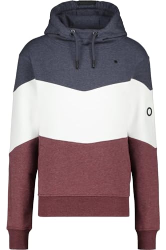 ALIFE and Kickin SilvioAK A Hoodie Herren Kapuzensweatshirt, Pullover Dark Cherry Melange L von alife & kickin