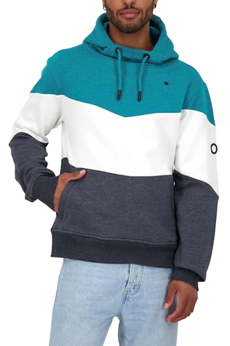 ALIFE and Kickin SilvioAK A Hoodie Herren Kapuzensweatshirt, Pullover Marine Melange L von alife & kickin