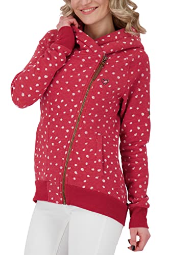 ALIFE and Kickin SnakecharmerAK B Sweatjacket Damen Kapuzensweatjacke, Sweatjacke Cranberry Melange S von alife & kickin