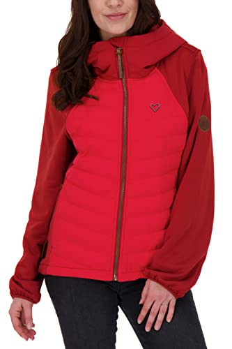 ALIFE and Kickin SoleneAK A Hybrid Damen Winterjacke, gefütterte Jacke Cranberry XXXL von alife & kickin