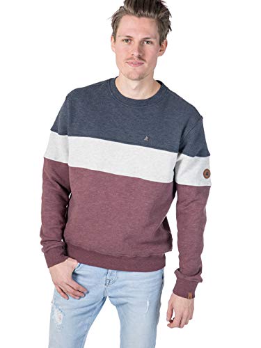 ALIFE and Kickin Vince Crewneck Herren Burgundy M von alife & kickin