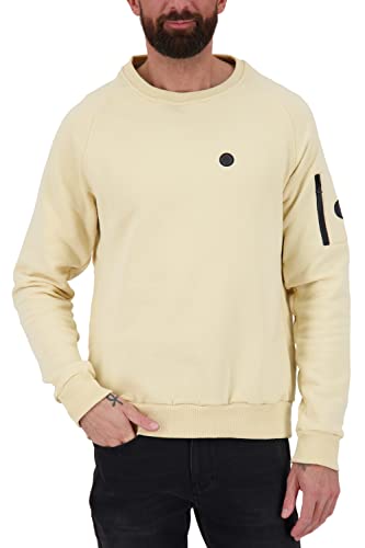 ALIFE and Kickin VinnAK A Crewneck Herren Sweatshirt, Pullover Creme XXL von alife & kickin