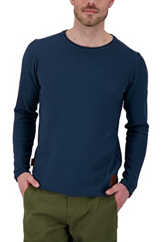 ALIFE and Kickin VitoAK Knit Herren Strickpullover Marine L von alife & kickin