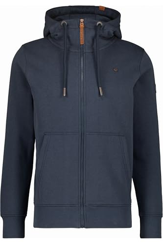 Alife And Kickin TrasherAK A Zip Hoodie, dunkelblau, L von alife & kickin
