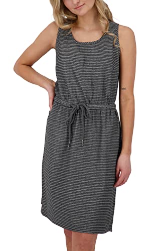 ALIFE and Kickin DojaAK Dress Damen Sommerkleid, Kleid Black Denim S von alife & kickin