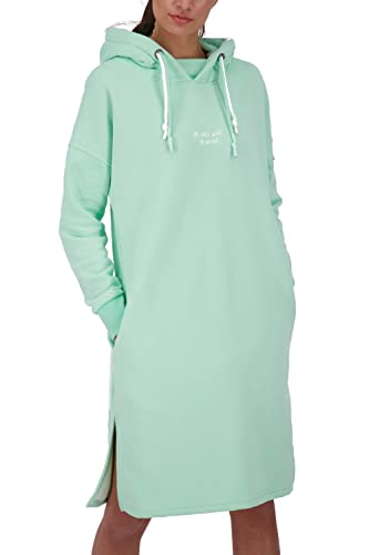 alife & kickin Damen Helenaak Sweatdress Damenkleid Freizeitkleid Sweatkleid Kleid, Aqua, L EU von alife & kickin