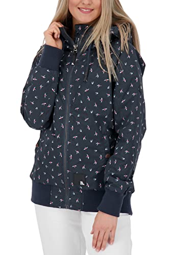 ALIFE and Kickin JohannaAK Jacket Damen leichte Jacke, Übergangsjacke Marine S von alife & kickin