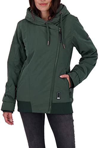 alife & kickin Damen KiddoAK A Jacket Winterjacke Damenjacke Damenwinterjacke warm gefüttert XS-XXL, Dark Forest, S von alife & kickin