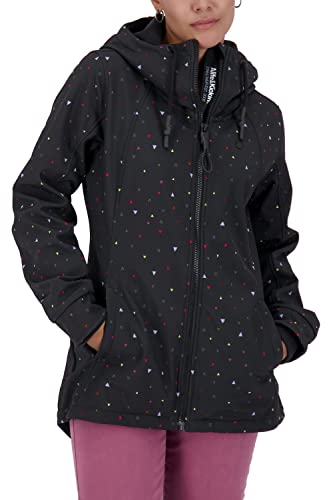 alife & kickin Damen Lilouak Jacket Softshelljacke Damenjacke Leicht Gefüttert XS-XXL, Moonless, S EU von alife & kickin