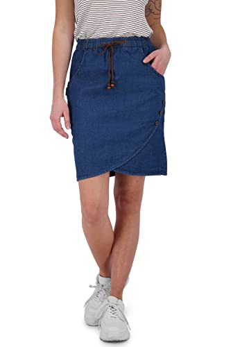 ALIFE and Kickin LucyAK DNM A Skirt Damen Dark Denim M von alife & kickin