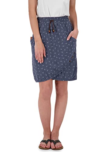 ALIFE and Kickin LucyAK Skirt Damen Sommerrock, Rock Marine XS von alife & kickin