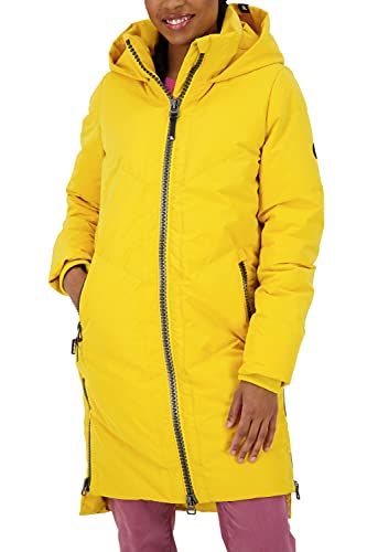 ALIFE and Kickin LunaAK Parka – Damen Winterjacke Lang – Warmer Wintermantel für Kalte Tage – Stylischer & Bequemer Mantel für Herbst & Winter Amber XL von alife & kickin