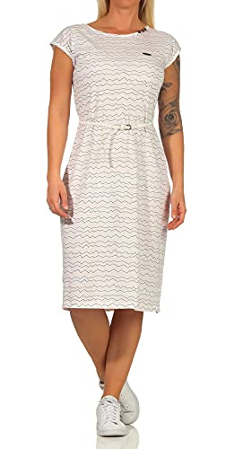 Alife and Kickin Damen MelliAK Kleid, White, S von alife & kickin