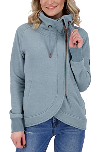 ALIFE and Kickin MerylAK A Sweatjacket Damen Sweatjacke Pacific Melange XS von alife & kickin