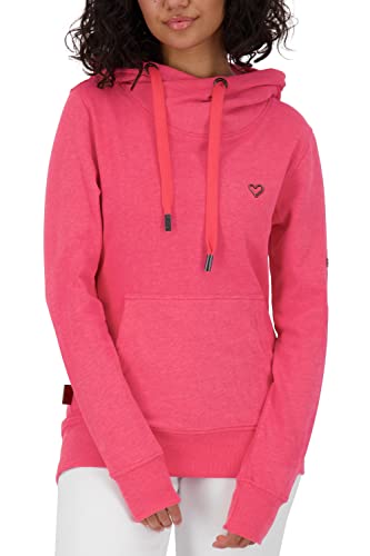 ALIFE and Kickin SarahAK A Sweatshirt Damen Kapuzensweatshirt, Sweatshirt Fuchsia XS von alife & kickin