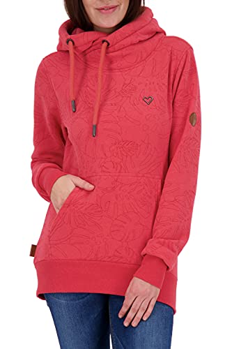 alife & kickin and Kickin Damen SarahAK B Kapuzenpullover, Coral, XS von alife & kickin