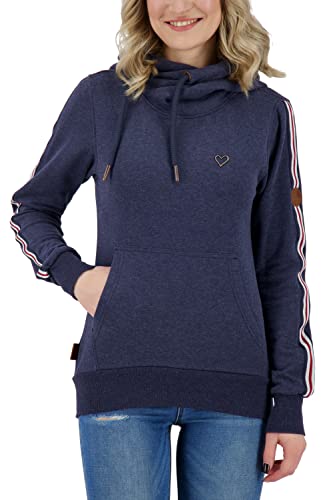 ALIFE and Kickin SarahAK D Sweat Damen Kapuzensweatshirt, Sweatshirt Marine S von alife & kickin