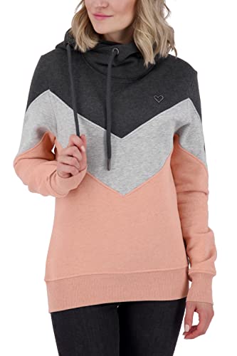alife & kickin and Kickin Damen StellaAK A Sweatshirt Damensweatshirt Hoodie Kapuzensweatshirt Pullover Sweater XS-XXL, Mahagonium Melange, L, 32006-2202 von alife & kickin