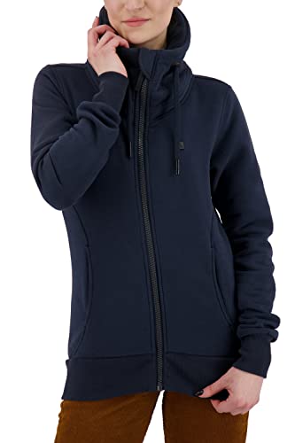 alife & kickin Damen VivianAK Sweatjacket Sweatjacke, Marine, M von alife & kickin