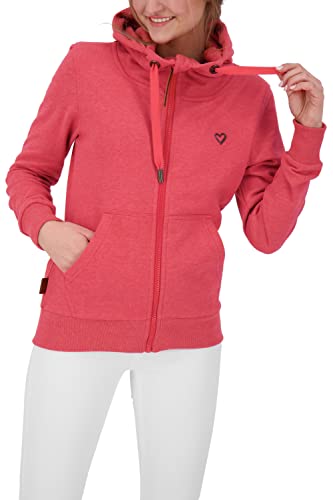 ALIFE and Kickin YasminAK A Sweatjacket Damen Kapuzensweatjacke, Sweatjacke Fuchsia M von alife & kickin