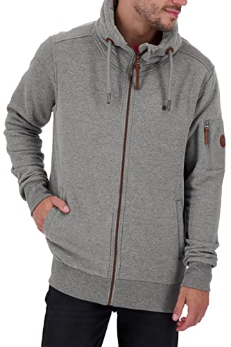 ALIFE AND KICKIN EliasAK A Sweatjacket Herren Kapuzensweatjacke, Sweatjacke steal melange M von alife & kickin