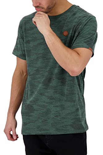 ALIFE and Kickin NicAK B Shirt Herren T-Shirt Dark Forest Melange S von alife & kickin