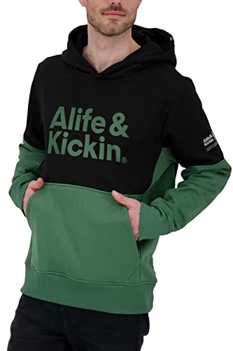 ALIFE and Kickin OwenAK Sweat Herren Kapuzensweatshirt, Sweatshirt Moonless XXL von alife & kickin