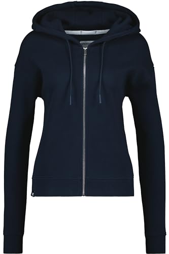 Alife & Kickin ALIFE AND KICKIN RanaAK A Sweat Jacket - Basic Kapuzenjacke Damen, Sweatjacke mit Kapuze Kordeln und Zip, Weiche Hochwertige Sweatqualität Damen Kapuzensweatjacke, Jacke marine S von alife & kickin