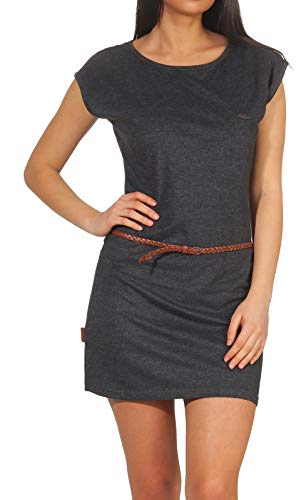 alife and Kickin ELLI Dress Damen Sommerkleid, Jerseykleid, Strandkleid, Kleid, Moonless, M von alife & kickin