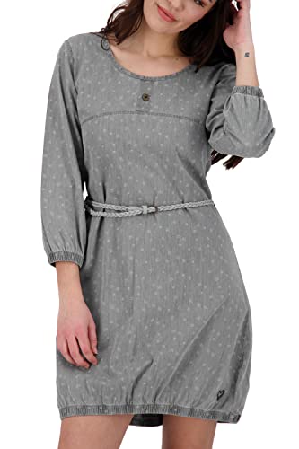alife & kickin Damen DoroAK DNM B Longsleeve Dress Kleid Damenkleid Jeanskleid Freizeitkleid Sommerkleid XS-XXL, Steal Denim, L von alife & kickin