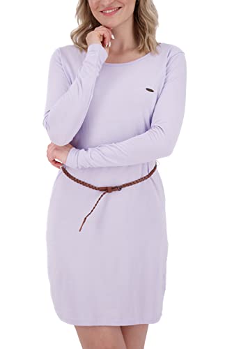 alife & kickin Damen EllinAK A Longsleeve Dress Kleid Damenkleid Freizeitkleid Sommerkleid XS-XXL, Orchid Melange von alife & kickin