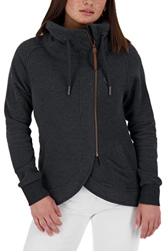alife & kickin Damen MerylAK A Sweatjacket Sweatjacke Damensweatjacke Freizeitjacke Sweater Sweatshirt mit Reißverschluss XS-XXL, Moonless Melange alife & kickin Damen MerylAK A Sweatjacket Sweatjacke Damensweatjacke Freizeitjacke Sweater Sweatshirt mit Reißverschluss XS-XXL, Moonless Melange von alife & kickin