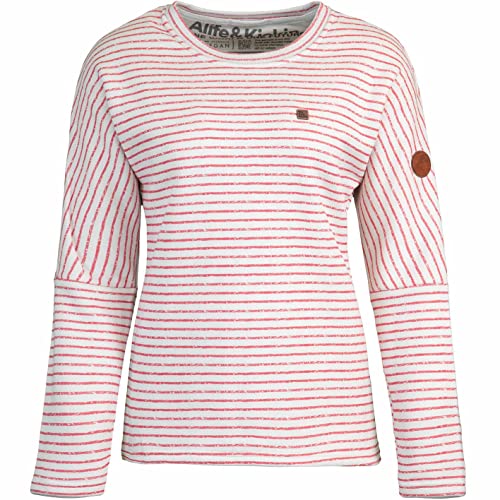 alife & kickin Darla Women Sweatshirt Pullover (S, White) von alife & kickin