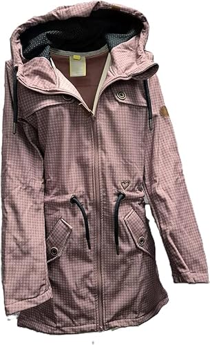 alife & kickin Jacke LotteAK Damen Softshelljacke, Bedruckt, mit Kapuze und Bogensaum, Rosa, XXXL alife & kickin Jacke LotteAK Damen Softshelljacke, Bedruckt, mit Kapuze und Bogensaum, Rosa, XXXL von alife & kickin