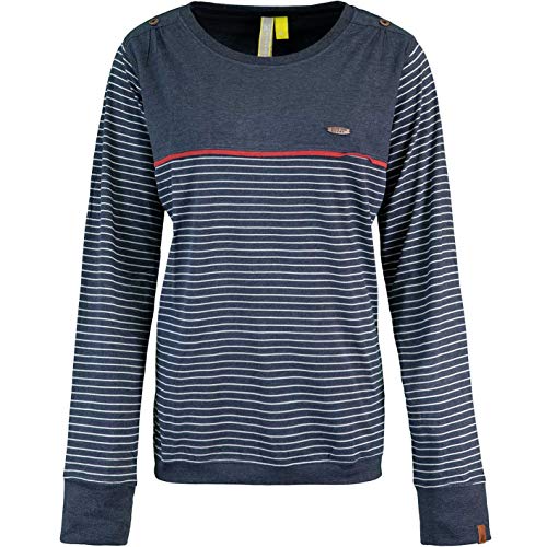 alife & kickin Leonie Women Longsleeve (S, Marine) von alife & kickin