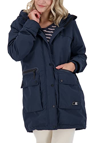 alife & kickin and Kickin Damen CharlotteAK A Coat Damenjacke Wintermantel warm gefüttert XS-XXL, Marine von alife & kickin