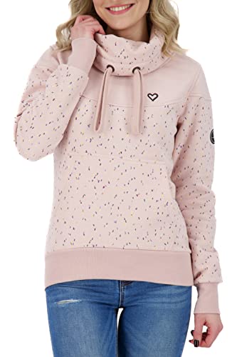 alife & kickin and Kickin Damen SunshineAK B Sweatshirt Damensweatshirt Pullover mit Stehkragen Sweater XS-XXL, Blossom Melange, M, 32022-2202 von alife & kickin
