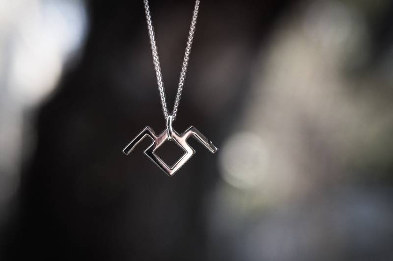 Eule Symbol Halskette - Twin Peaks/sterling Silber von alisonfordmetals