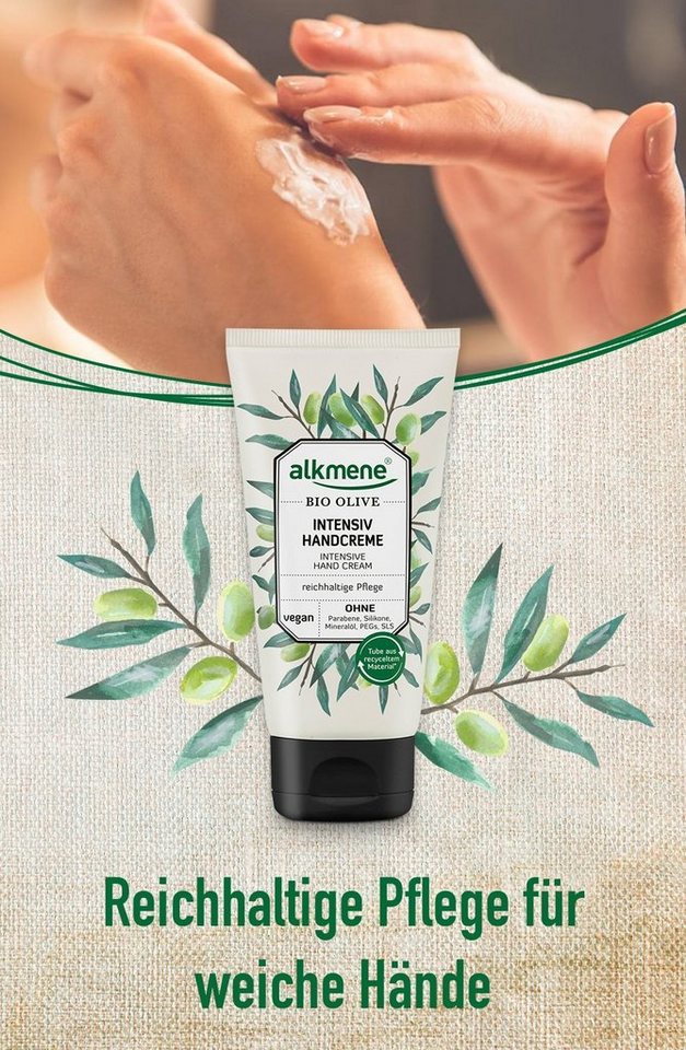 alkmene Handcreme Handcreme Bio Olive - Intensiv Creme Intensivcreme Hautpflege, 1-tlg. von alkmene