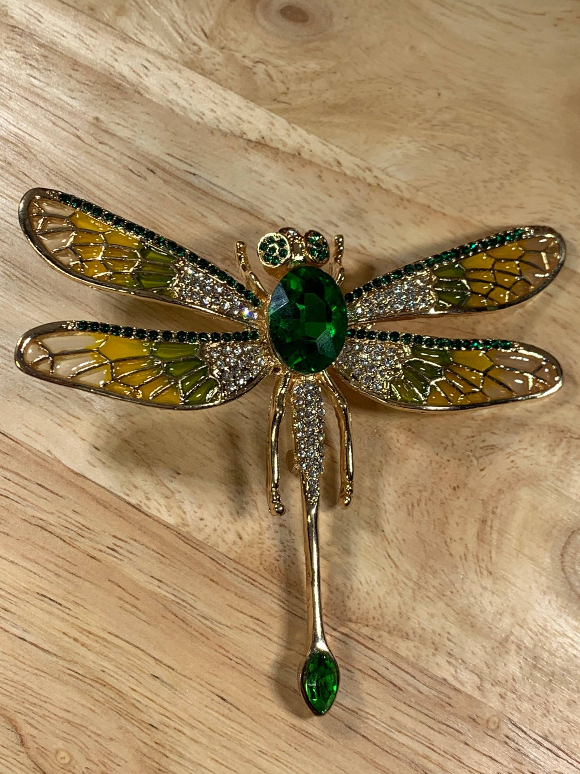 Libelle Brosche Libelle Brosche von allaboutjewelleryca