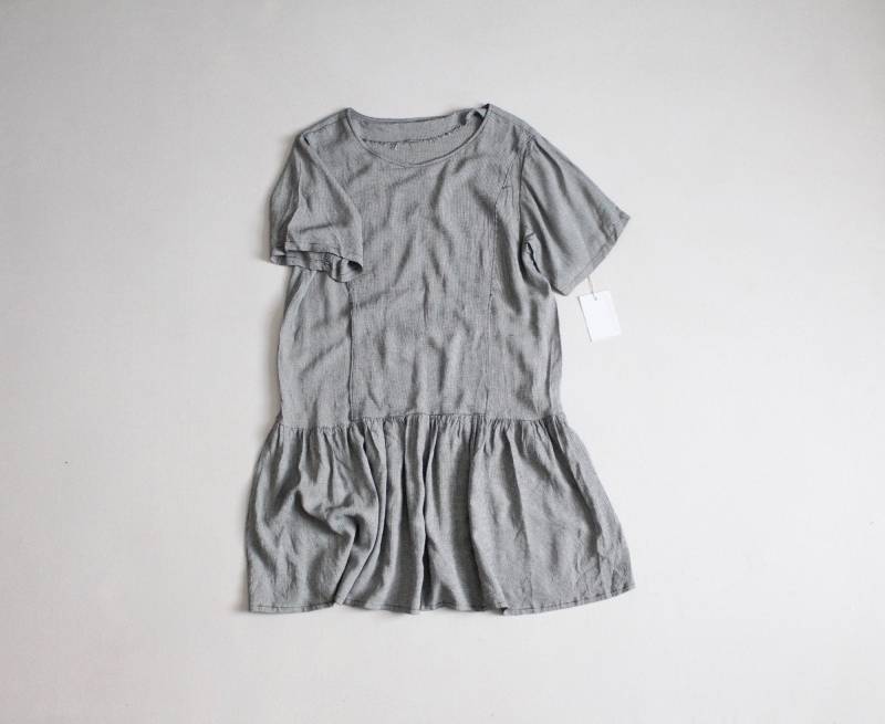 Tropfen Taille Kleid | Schwarze Stooth Moderne Flapper von allencompany