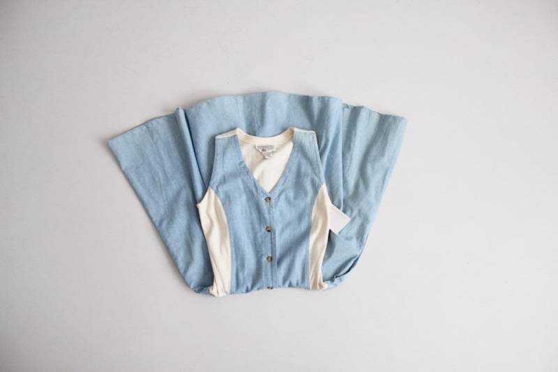 stretch Chambray Kleid | Denim Teekleid von allencompany