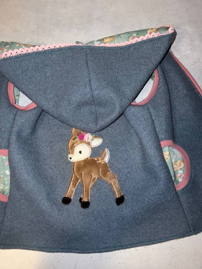 Gefütterte Walkweste Individualisierbar Gr. 74 - 146 Fuchs von allerhandarbeit