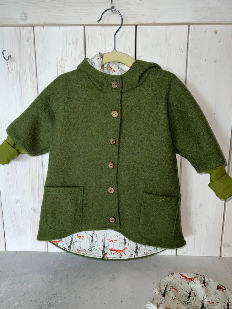 Oversize Walkjacke | Mantel Gefüttert Individualisierbar Gr. 68-140 von allerhandarbeit