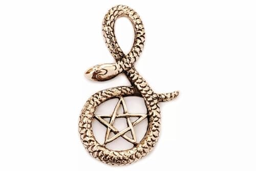 allerley-dealerey Schlange & Pentagramm Schutz & Wunsch Amulett Bronze allerley-dealerey Schlange & Pentagramm Schutz & Wunsch Amulett Bronze von allerley-dealerey