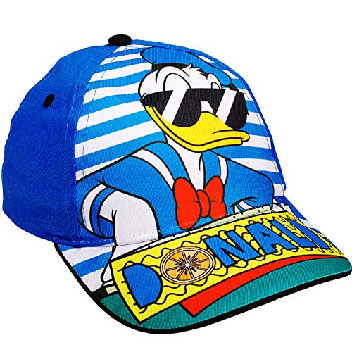 Basecap - Disney - Mickey Mouse/Donald Duck - Größe 3 bis 12 Jahre - universal & verstellbar - 100% Baumwolle - für Mädchen & Jungen - Kinder - Mütze/Som.. von alles-meine.de GmbH