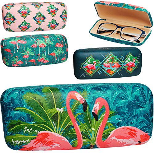 Brillenetui/Brillenbox - Flamingo - Hardcase/Hartschale - extrem stabil - Etui mit Motiv - groß - Softtouch - für Brille oder andere Kleinigkeiten/klein.. von alles-meine.de GmbH