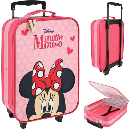 Kinder - Reiseartikel & Taschen - Verschiedene Artikel frei wählbar - großer - Kinder Trolley - Disney - Minnie Mouse - wasserabweisend & beschichtet - für Mä.. von alles-meine.de GmbH