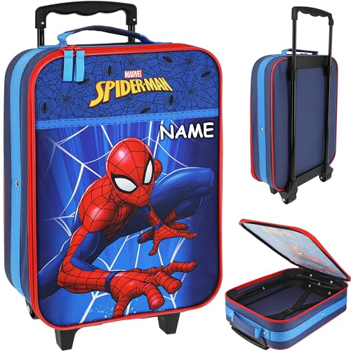 Kinder - Reiseartikel & Taschen - Verschiedene Artikel frei wählbar - großer - Kinder Trolley - Spider-Man - wasserabweisend & beschichtet - für Mädchen & Jun.. von alles-meine.de GmbH